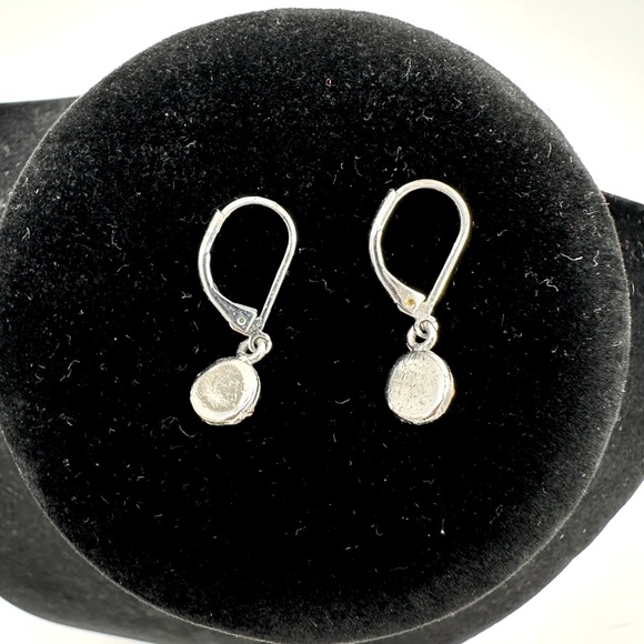 Cookie Lee Pink Crystal Dangle Earrings - Picture 2 of 2